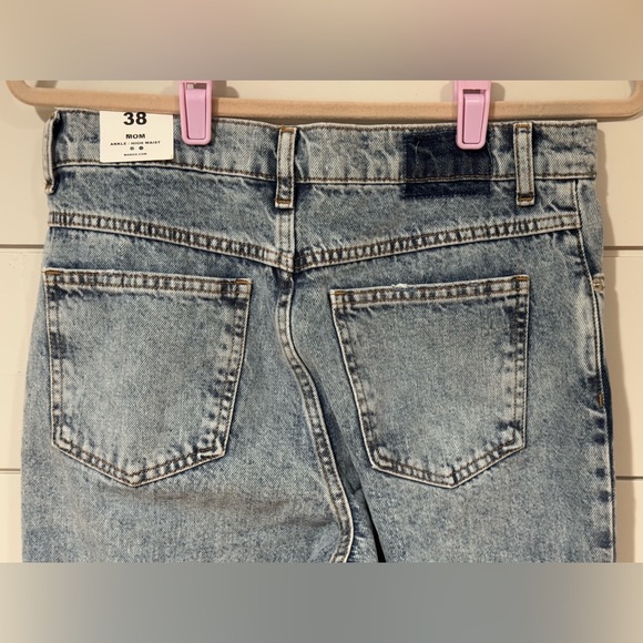 Mango High Rise Blue Jeans - Picture 6 of 8